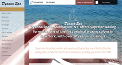 Desktop Screenshot of dyannaspa.com